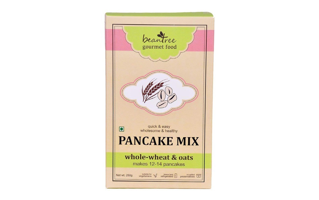 Beantree Gourmet Food Pancake Mix Whole-Wheat & Oats   Box  250 grams